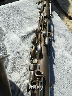 Vintage Buescher Tenor Saxophone 1920s ALL ORIGINAL