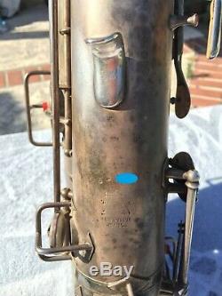 Vintage Buescher Tenor Saxophone 1920s ALL ORIGINAL