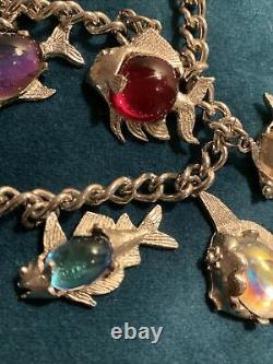 Vintage Butler And Wilson Beautiful Fish Necklace