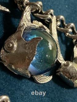 Vintage Butler And Wilson Beautiful Fish Necklace