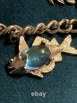 Vintage Butler And Wilson Beautiful Fish Necklace