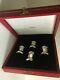 Vintage CARTIER Serling Silver Salt & Pepper Pots in original box