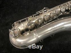 Vintage C. G. Conn 10M Original Silver Plated Naked Lady Tenor Sax Serial #311959