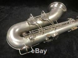 Vintage C. G. Conn 10M Original Silver Plated Naked Lady Tenor Sax Serial #311959