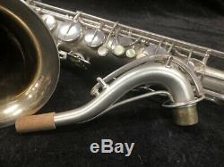 Vintage C. G. Conn 10M Original Silver Plated Naked Lady Tenor Sax Serial #311959