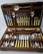 Vintage Canteen of Silver Plate Cutlery B & J Sippel 87 Pieces / For 6 Settings