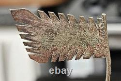 Vintage Chinese Silver-Plated Dragon Boat, War Junk Model