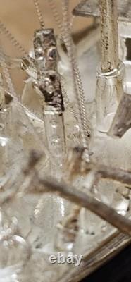 Vintage Chinese Silver-Plated Dragon Boat, War Junk Model