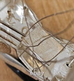 Vintage Chinese Silver-Plated Dragon Boat, War Junk Model