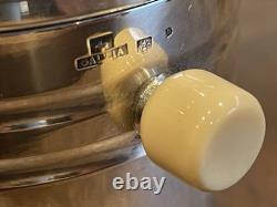 Vintage Christofle Gallia Silver Plated Coffee Press Cafetière, Made in France