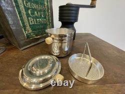 Vintage Christofle Gallia Silver Plated Coffee Press Cafetière, Made in France