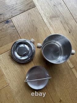 Vintage Christofle Gallia Silver Plated Coffee Press Cafetière, Made in France