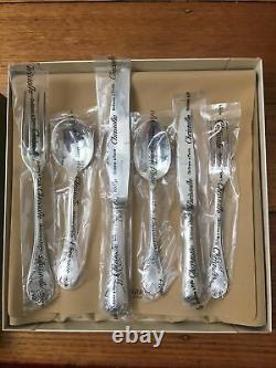 Vintage Christofle Marly La Trousse Cutlery Set Silver Plated