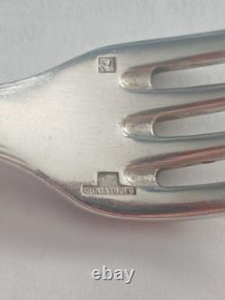 Vintage Christofle Paris Silver Plate Forks (10) & Spoons (10) Original Case VGC