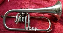 Vintage Couesnon Monopole Paris Bb Flugelhorn Excellent Original Condition