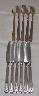 Vintage Cutlery Set Silver Plated Crusade Firth Stainless Sheffield (R) Rockingh