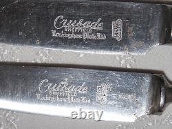 Vintage Cutlery Set Silver Plated Crusade Firth Stainless Sheffield (R) Rockingh
