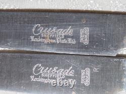 Vintage Cutlery Set Silver Plated Crusade Firth Stainless Sheffield (R) Rockingh
