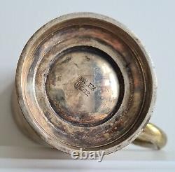 Vintage Dalex Silver Plate Half Pint Tankard Mug x 6