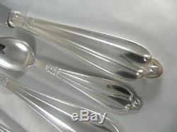 Vintage Danish Krone Silver Plate Cutlery Set 12 person 71 pieces C Christensen