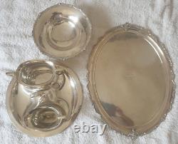 Vintage EPNS Silver Serving Set. Each item is Branded with the Original Imprint