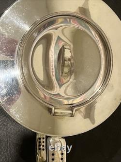 Vintage Easi Nest EPNS Stackable Tea Set Mid Century Modern English Silver Plat