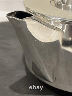 Vintage Easi Nest EPNS Stackable Tea Set Mid Century Modern English Silver Plat