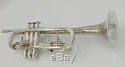 Vintage Eastlake Ohio King Silver Flair Professional Trumpet with Original Case