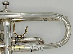 Vintage Eastlake Ohio King Silver Flair Professional Trumpet with Original Case