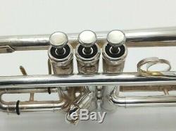 Vintage Eastlake Ohio King Silver Flair Professional Trumpet with Original Case