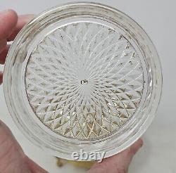 Vintage English Marked Silver Plated Caviar Container Moving Hood Original Liner
