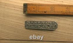 Vintage Fine Silver Belt Plate Strap End 18-19 AD Russian Empire