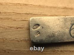 Vintage Fine Silver Belt Plate Strap End 18-19 AD Russian Empire
