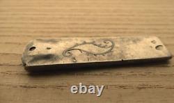 Vintage Fine Silver Belt Plate Strap End 18-19 AD Russian Empire