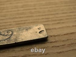Vintage Fine Silver Belt Plate Strap End 18-19 AD Russian Empire
