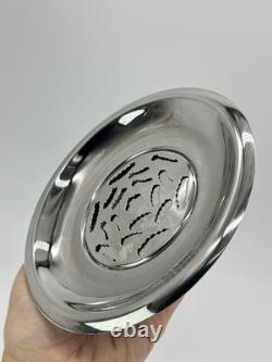 Vintage French Coquillor Depose Silver Plated Butter Curler Dish Made In France