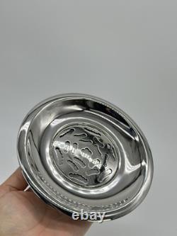 Vintage French Coquillor Depose Silver Plated Butter Curler Dish Made In France