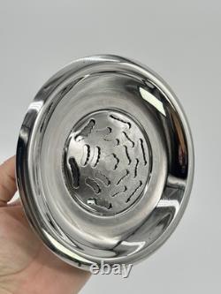 Vintage French Coquillor Depose Silver Plated Butter Curler Dish Made In France