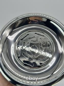 Vintage French Coquillor Depose Silver Plated Butter Curler Dish Made In France