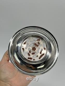 Vintage French Coquillor Depose Silver Plated Butter Curler Dish Made In France