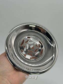 Vintage French Coquillor Depose Silver Plated Butter Curler Dish Made In France