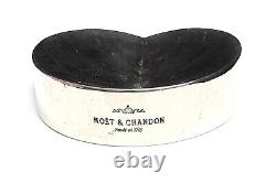 Vintage French Silver Chrome Plated Champagne Moet & Chandon Strawberry Dish