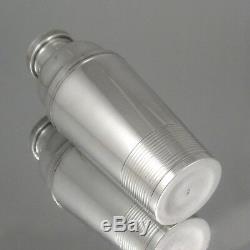 Vintage French Silver Plated Cocktail Shaker, Signed