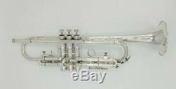 Vintage Fullerton Made Silver Plated Olds Super Star Trumpet with Original Case