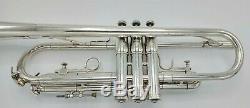 Vintage Fullerton Made Silver Plated Olds Super Star Trumpet with Original Case