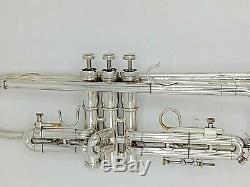 Vintage Fullerton Made Silver Plated Olds Super Star Trumpet with Original Case