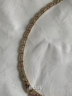 Vintage Gold Plated Silver Collar Necklace Jewellery