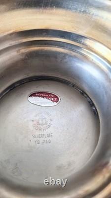 Vintage Gorham USA Newport Line Silver Plate Wine Cooler Ice Bucket Patina Rare