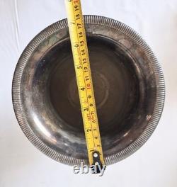 Vintage Gorham USA Newport Line Silver Plate Wine Cooler Ice Bucket Patina Rare
