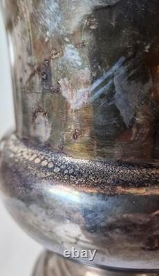 Vintage Gorham USA Newport Line Silver Plate Wine Cooler Ice Bucket Patina Rare